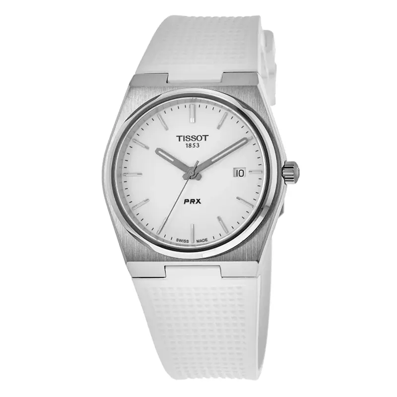 Tissot PRX White Dial White Strap Men's Watch | T137.410.17.011.00